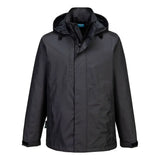 Portwest Wx2 Eco Rain Jacket CD867 - Metal Grey - Customisable Jacket