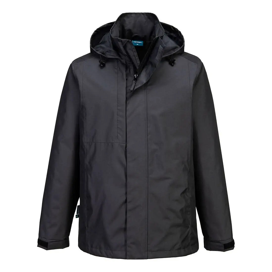 Portwest Wx2 Eco Rain Jacket CD867 - Metal Grey - Customisable Jacket