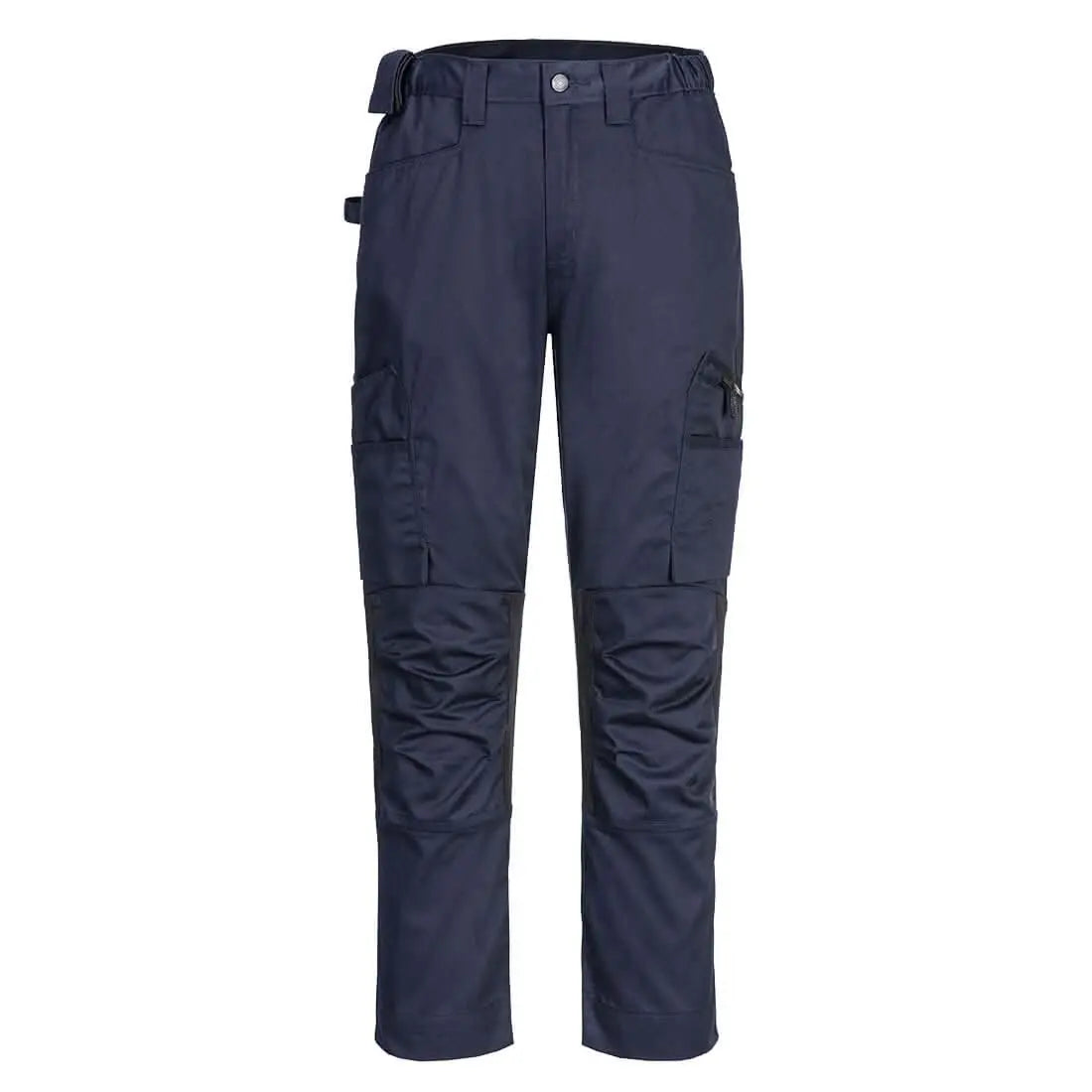 Portwest Wx2 Eco Stretch Trade Trousers Dark Navy CD881 - Dark Navy - Customisable Trousers