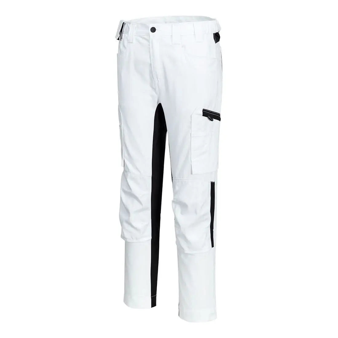 Portwest Wx2 Eco Stretch Trade Trousers White CD881 - White - Customisable Trousers