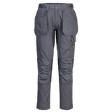 Portwest Wx2 Eco Stretch Holster Trousers CD883 - Metal Grey - Customisable Trousers