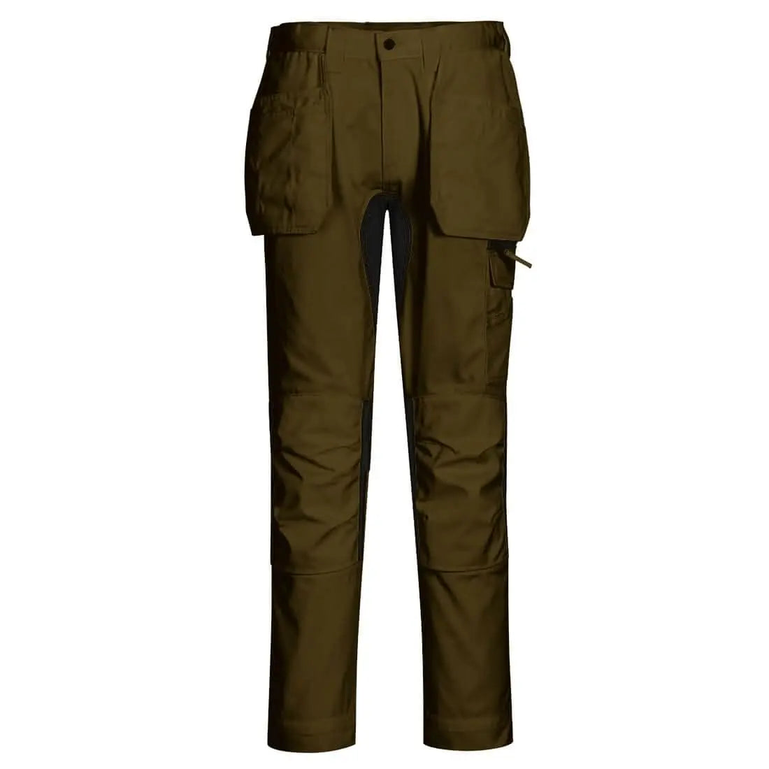 Portwest Wx2 Eco Stretch Holster Trousers CD883 - Olive Green - Customisable Trousers