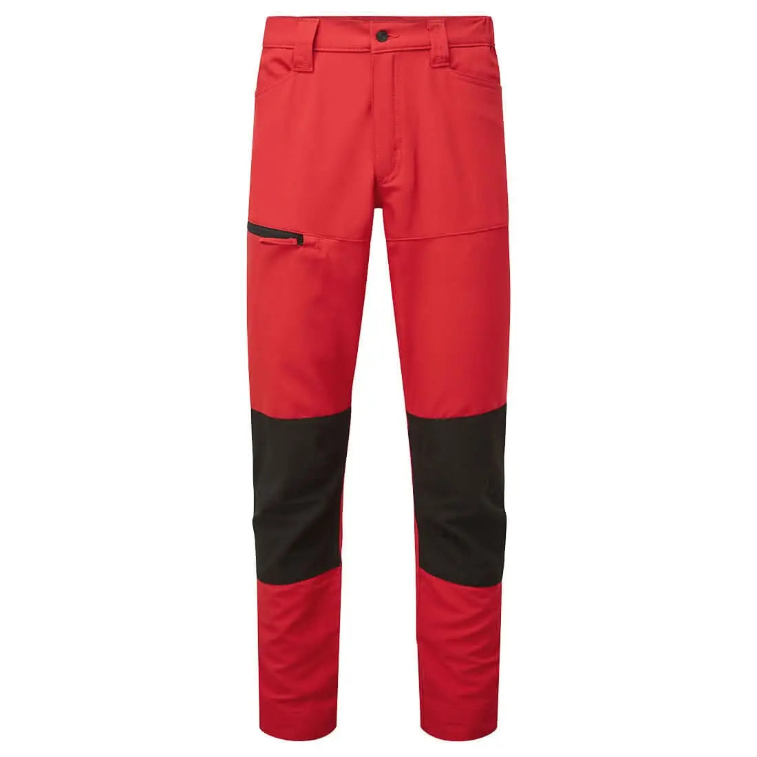 Portwest Wx2 Eco Stretch Work Trousers CD886 - Deep Red - Customisable Trousers