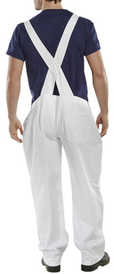 Beeswift Cotton Drill Bib And Brace Cdbb - - Customisable Bib & Braces