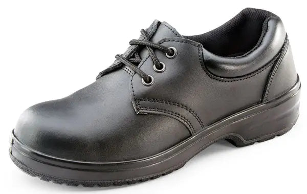 Beeswift Ladies Tie Shoe Cf13 - Black - Customisable Safety Shoes