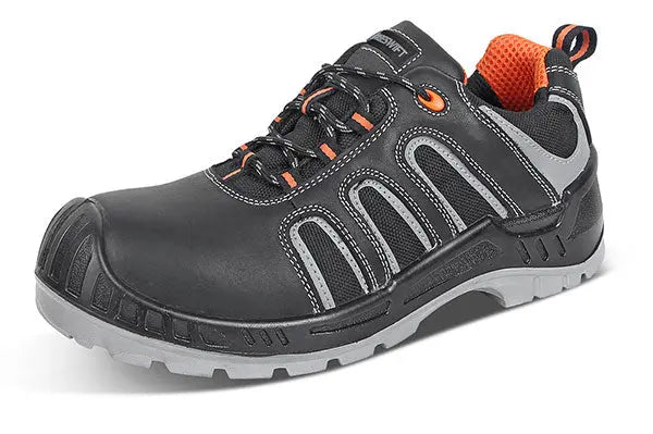 Beeswift Trainer Shoe S Non Metallic Cf27 - Black - Customisable Safety Trainers