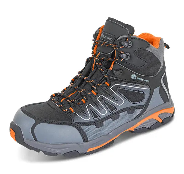Beeswift Hiker S Composite Boot Cf35 - Black Orange 4 - Customisable Safety Boots