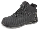Beeswift Himley Tpu Tek Composite Mid Lightweight Safety Work Boot Ss Cf37 - Black - Customisable Safety Boots