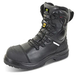 Beeswift Trencher Plus Side Zip Boot Cf67 Bl - Black - Customisable Safety Boots