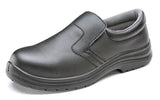 Beeswift Micro Fibre Slip On Shoe S Cf83 - Black - Customisable Safety Shoes