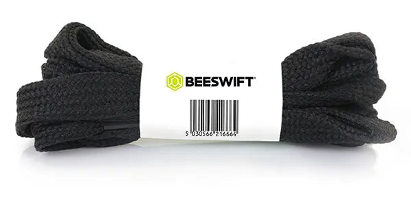 Beeswift Flat Shoe Lace Cfl70 - Black 70 - Customisable Safety Shoes