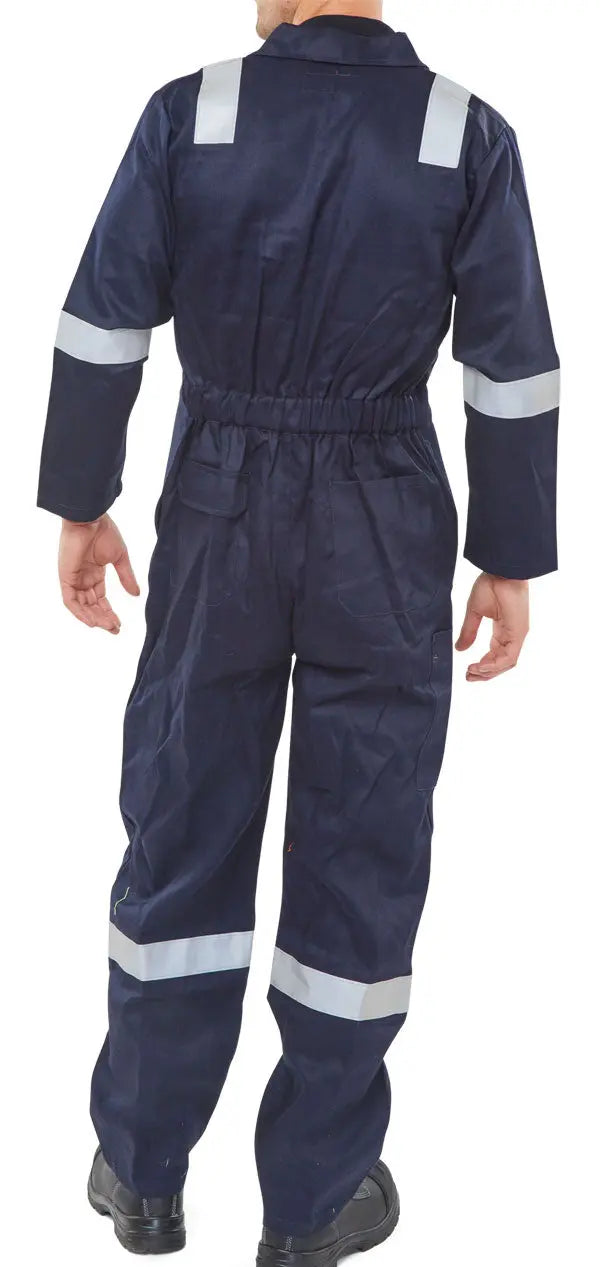Beeswift Burgan Fire Retardant Anti Static Boilersuit Cfrasbbs - - Customisable Boilersuits