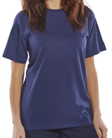 Blank Beeswift Heavyweight T Shirt Clcts - Navy Blue - Customisable Tee Shirts