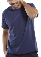 Blank Beeswift Standard T Shirt Clcts1 - Navy Blue - Customisable Tee Shirts
