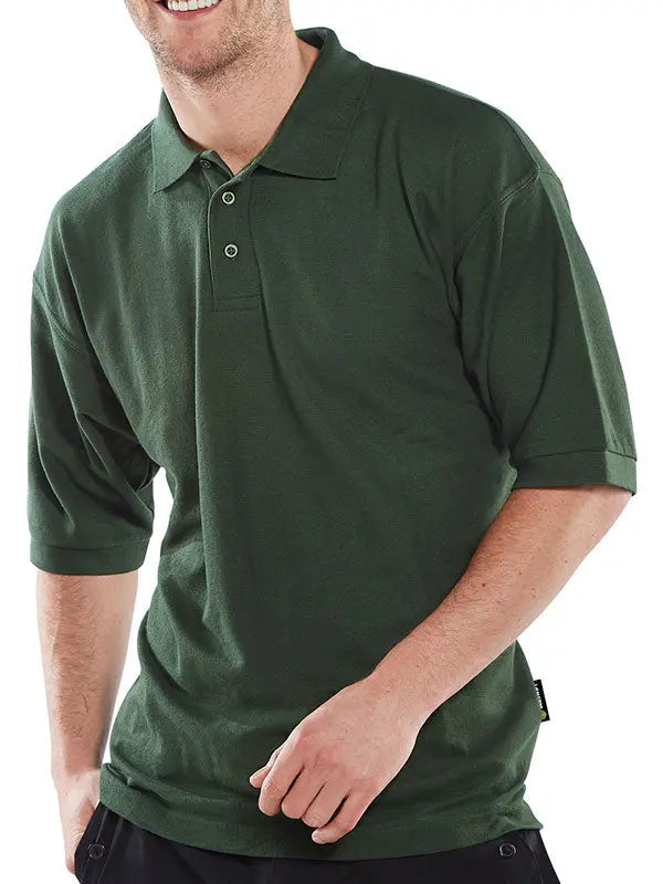 Beeswift Standard Polo Shirt Clpks - Bottle Green - Customisable Polo Shirts