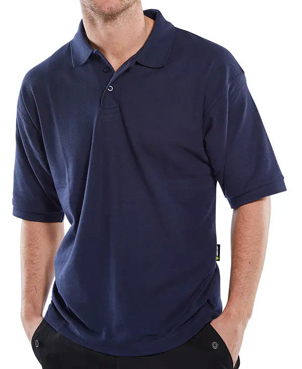 Beeswift Standard Polo Shirt Clpks - Navy Blue - Customisable Polo Shirts