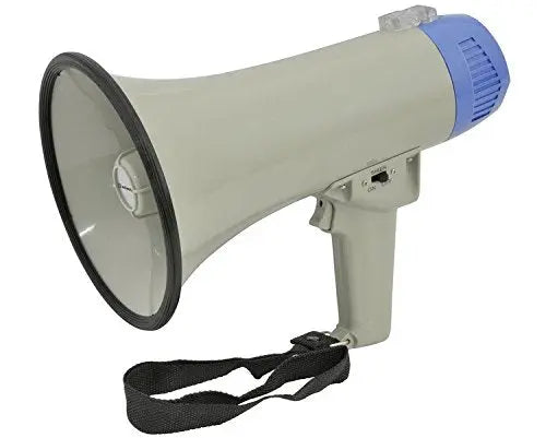 Blank Handheld Compact Megaphone W Cm1754 - Grey 220X140MM - Customisable Evacuation Equipment