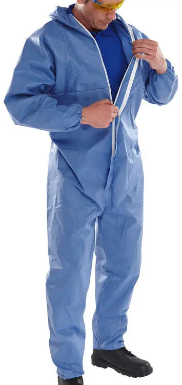 Beeswift Disposable Coverall Type Coc10 - Navy Blue - Customisable Coveralls