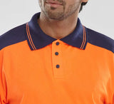 Beeswift Hi Vis Two Tone Polo Shirt Cpkstten - - Customisable Polo Shirts