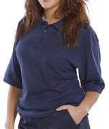 Beeswift Premium Polo Shirt Cppks - Navy Blue - Customisable Polo Shirts