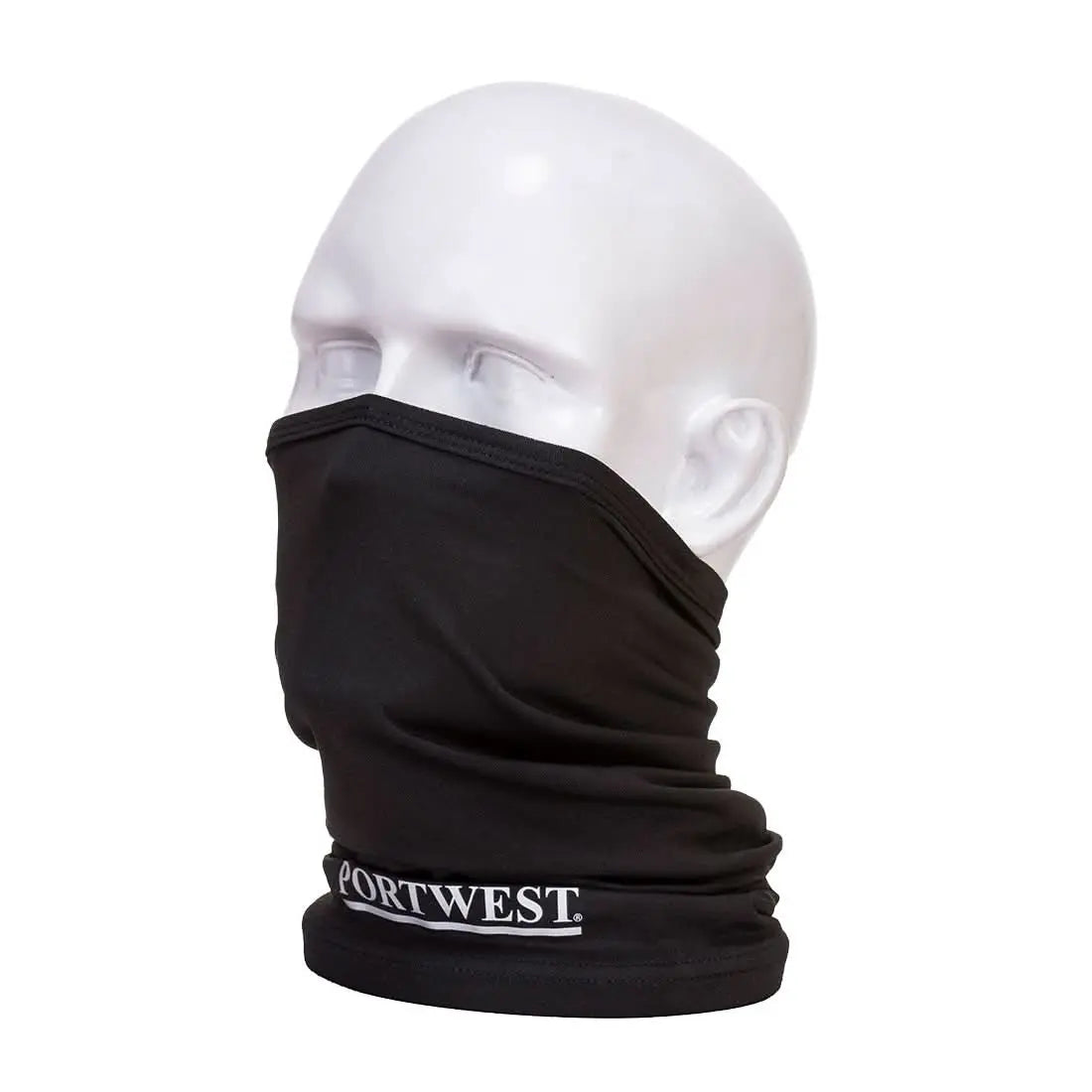 Portwest Anti Microbial Multiway Scarf CS25 - Black - Customisable Scarfs