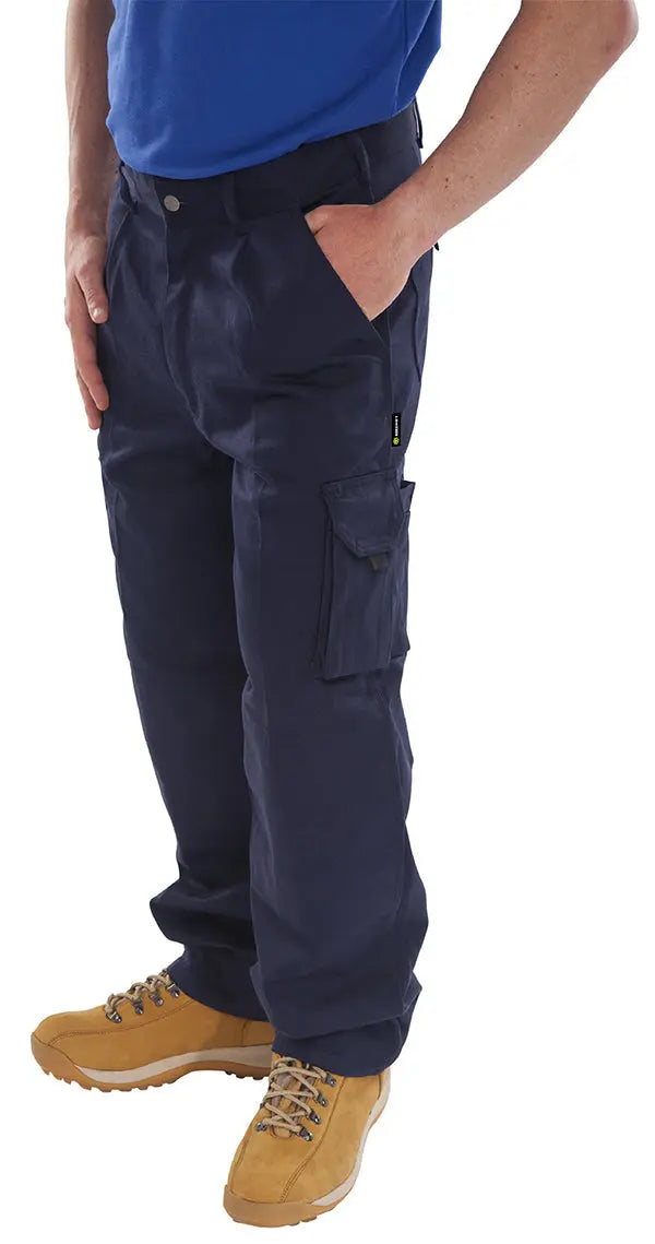 Beeswift Newark Trousers Ctrant - Navy Blue - Customisable Trousers