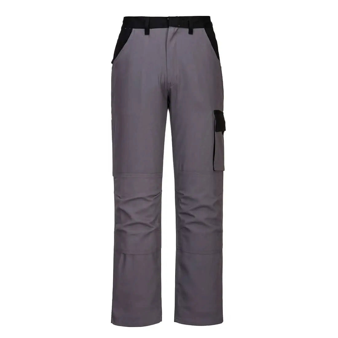Portwest Poz Cotton Trousers CW11 - Graphite Grey XXXL - Customisable Trousers