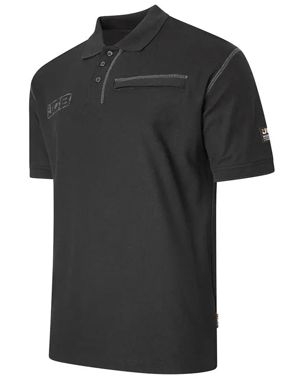 Jcb Workwear Trade Work Short Sleeve Polo D29 - - Customisable Polo Shirts