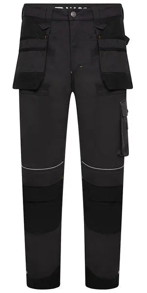 Jcb Workwear Trade Holster Trousers D2 H - Black - Customisable Trousers