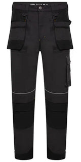 Jcb Workwear Trade Holster Trousers D2 H - Black - Customisable Trousers