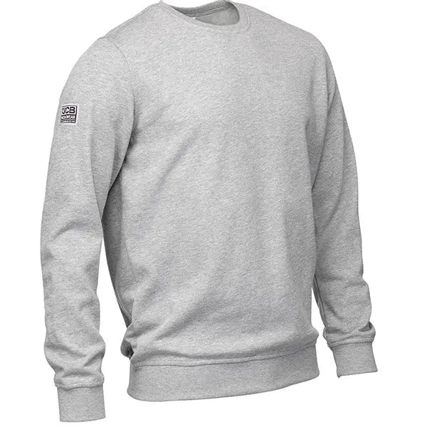 Jcb Workwear Essential Sweatshirt Dag - Grey - Customisable Sweatshirts