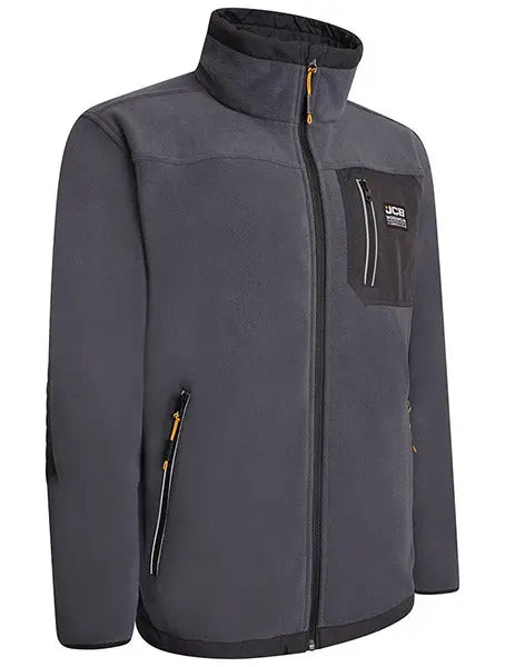 Jcb Workwear Trade Fleece Jacket Full Zip Db7 O - - Customisable Fleeces