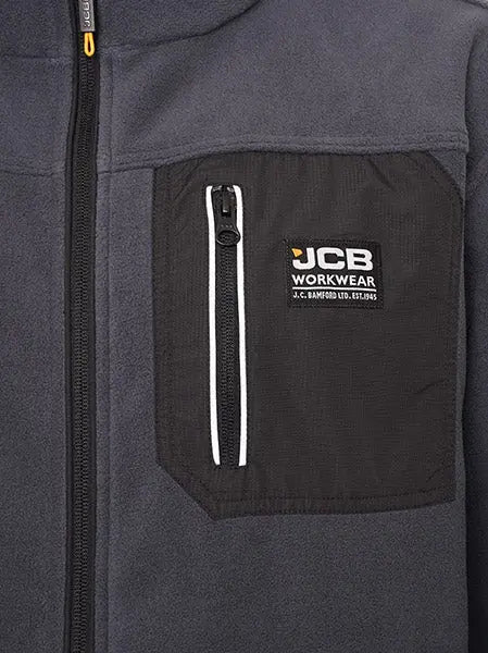 Jcb Workwear Trade Fleece Jacket Full Zip Db7 O - - Customisable Fleeces