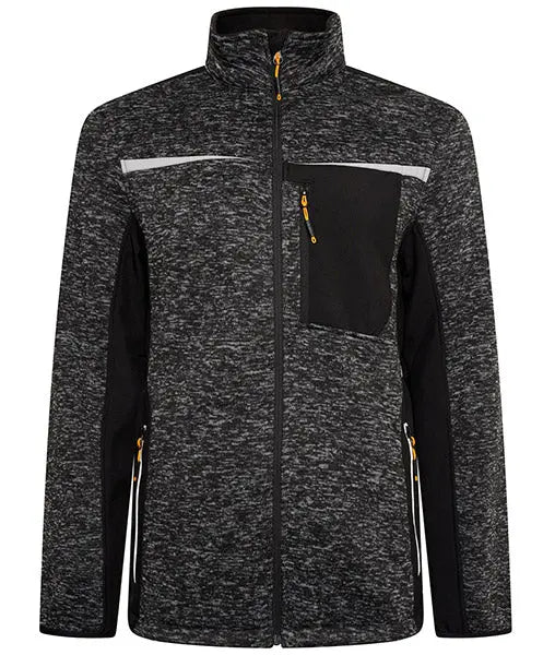 Jcb Workwear Trade Essington Ii Full Zip Fleece Jacket Dif - Grey - Customisable Fleeces