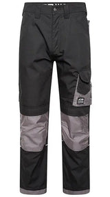 Jcb Workwear Trade Rip Stop Trousers Dii - Black Grey - Customisable Trousers
