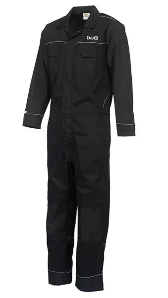 Jcb Workwear Trade Coverall Tall Leg Dit - Black - Customisable Boilersuits