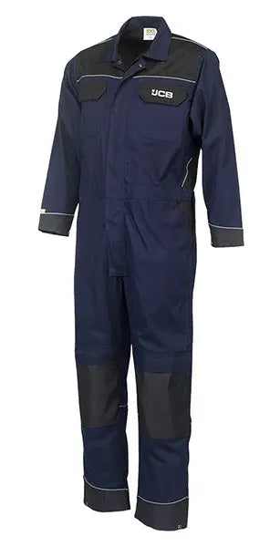 Jcb Workwear Trade Coverall Regular Leg Diz - Navy Black - Customisable Boilersuits