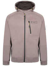 Jcb Workwear Trade Zip Thru Hoodie Dk9 S - Grey S - Customisable Sweatshirts