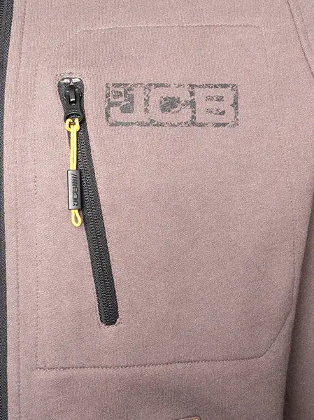 Jcb Workwear Trade Zip Thru Hoodie Dk9 S - - Customisable Sweatshirts
