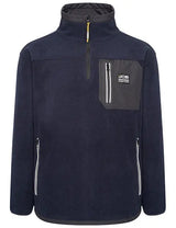 Jcb Workwear Trade Heavyweight Zip Tech Fleece Dk9 T - Navy Blue - Customisable Fleeces