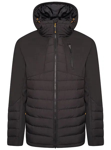 Jcb Workwear Trade Hybrid Padded Jacket D M7 - Black - Customisable Jacket