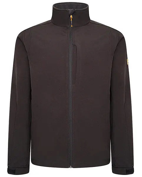 Jcb Workwear Trade Softshell Jacket D Mm - Black - Customisable Jacket