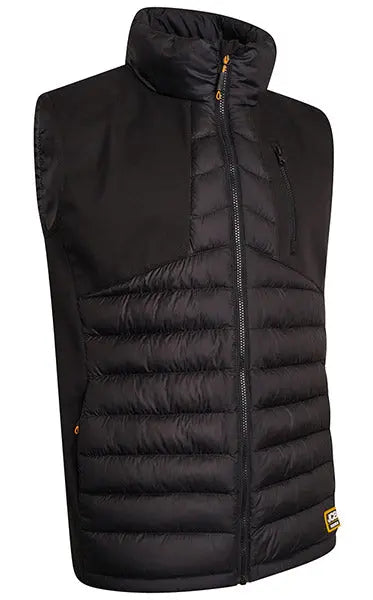 Jcb Workwear Trade Hybrid Padded Gilet D Mn - - Customisable Bodywarmers