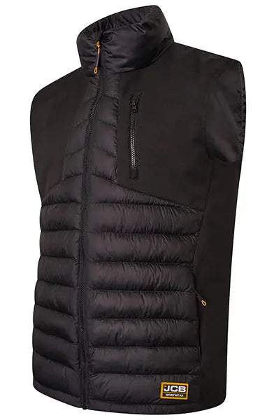 Jcb Workwear Trade Hybrid Padded Gilet D Mn - - Customisable Bodywarmers