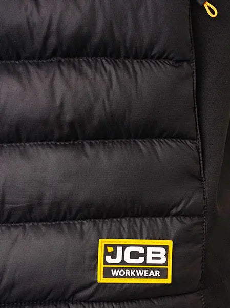 Jcb Workwear Trade Hybrid Padded Gilet D Mn - - Customisable Bodywarmers