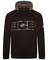 Jcb Workwear Horton Hoodie D Wj - Black Grey - Customisable Sweatshirts