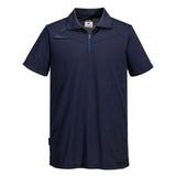 Portwest Dx4 Polo Shirt SS DX410 - All Navy - Customisable Polos