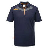 Portwest Dx4 Polo Shirt SS DX410 - Dark Navy - Customisable Polos