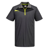 Portwest Dx4 Polo Shirt SS DX410 - Metal Grey - Customisable Polos
