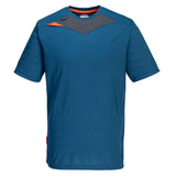 Portwest Dx4 T Shirt SS DX411 - Metro Blue - Customisable T-Shirts